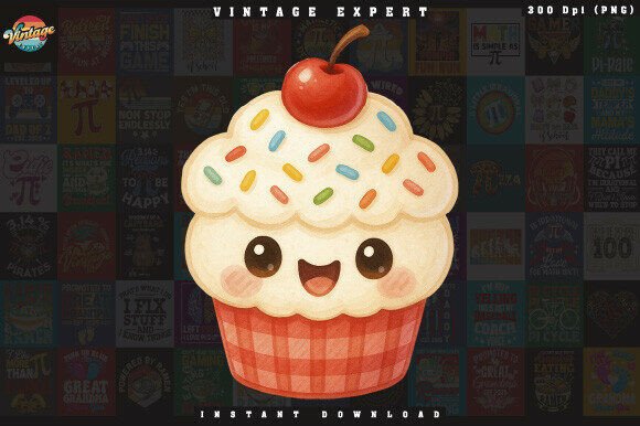 Cozy Smiling Cupcake Christmas Clipart Review