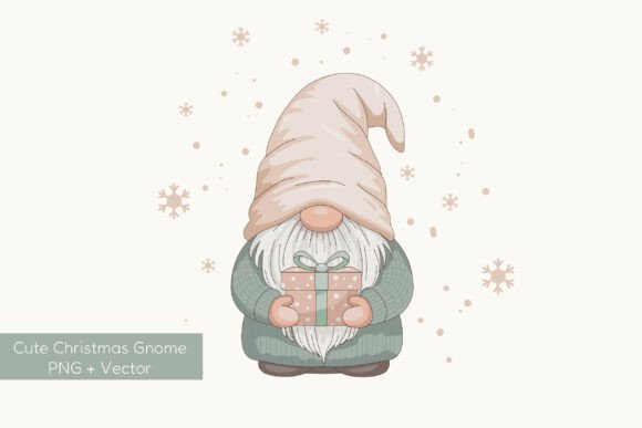 Cute Christmas Gnome PNG Vector: A Brand Review