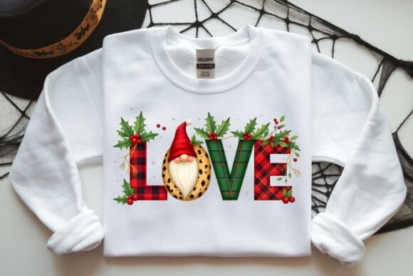 Love Gnome Christmas PNG: Festive Illustrations for Crafters