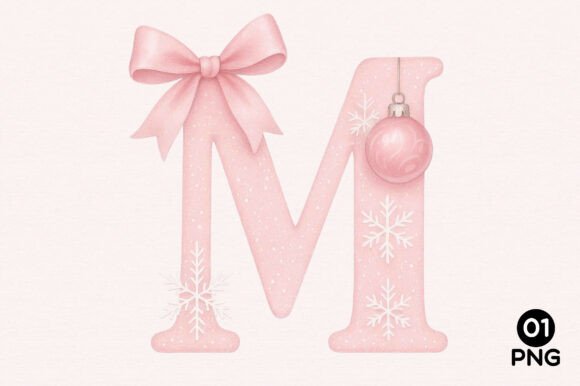 Pink Coquette Christmas M: Festive Illustrations