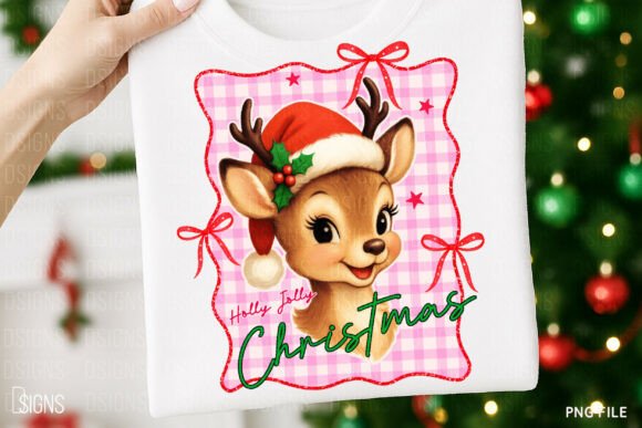 Preppy Christmas Coquette Reindeer Png: Illustrations Review