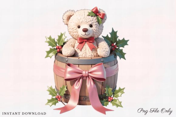Review: Christmas Bear in Holly Bucket Illustrations