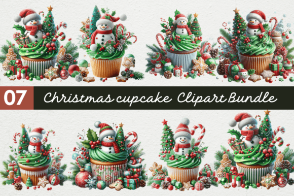 Review: Christmas Cupcake Clipart PNG Bundle