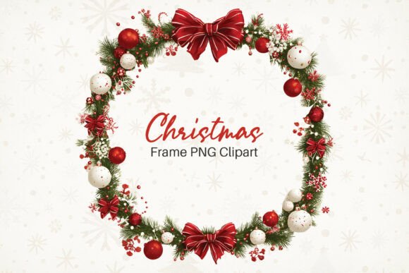 Review: Christmas PNG Frame Clipart & Illustrations