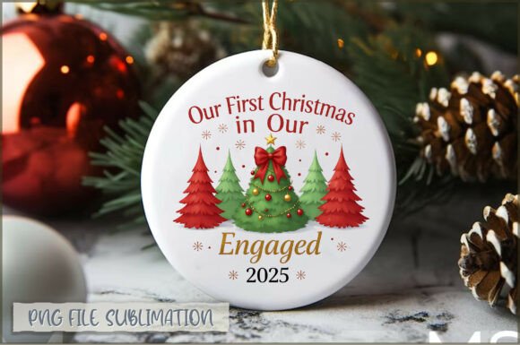 Review: Our First Christmas Engaged Ornament PNG for Embroidery