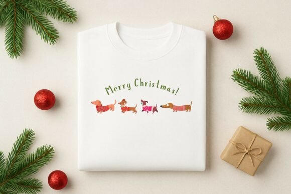 Reviewing Christmas Dachshund Clipart for Embroidery