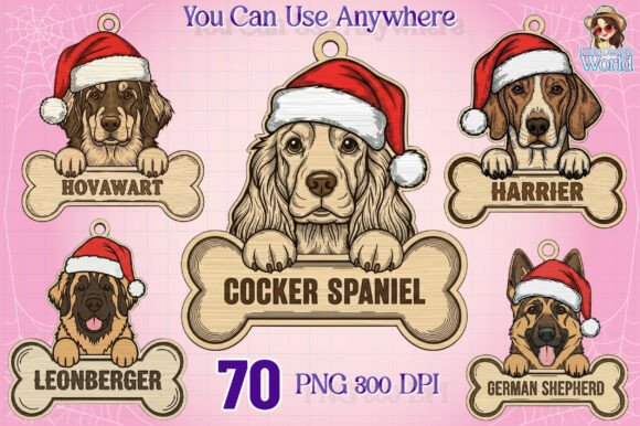 Reviewing Christmas Dog Bone Illustrations