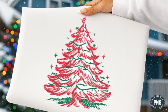 Reviewing Christmas Line Art Png - Tree for Stitchers