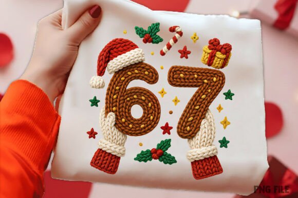 Reviewing Crochet Christmas Six Seven PNG for Embroidery