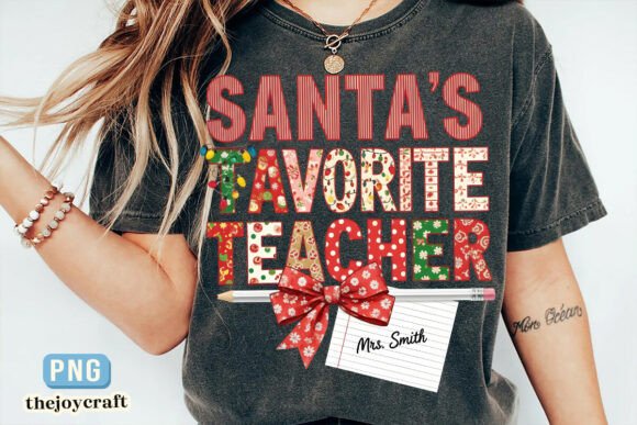 Teacher Christmas Shirt PNG, Christmas T Illustrations
